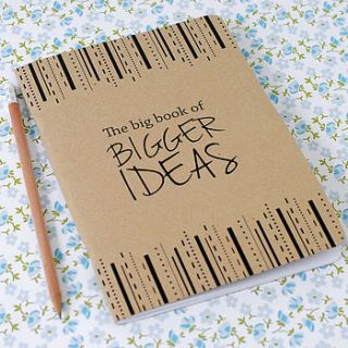 the big book of bigger ideas notebook by the green gables