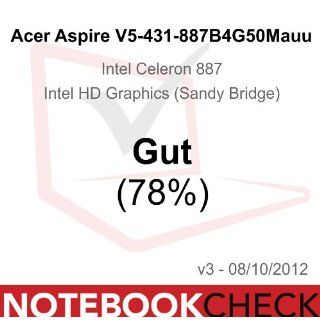 Acer Aspire V5 431 887B4G50Mauu 33,6 cm Thin & Light: Computer & Zubehr