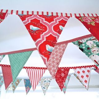 christmas mini bunting ~ lots of designs by sew sweet violet