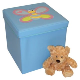 RiverRidge Kids Storage Ottoman   Blue