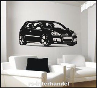 Wandtattoo VW GOLF 5 GTI Gre ca. 120cmx54cm // Motiv 231: Küche & Haushalt