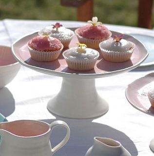 handmade porcelain cake stand by linda bloomfield