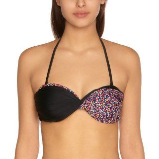 Roxy Damen Bikini Top Floral Flurry Ditsy Twist Bandeau, trb floral flur, XS, WRWBT274 247 XS: Sport & Freizeit