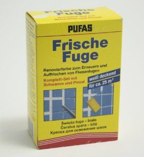 Pufas Frische Fuge Fugenfarbe 250 ml Komplett Set: Baumarkt