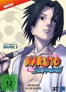 Naruto Shippuden, Staffel 2: Die Suche nach Sasuke Episoden 253 273, uncut 3 DVDs: Hayato Date: DVD & Blu ray