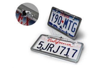 Boyo VTL251 Ultra Slim Zinc Metal Chrome License Plate Camera : Vehicle Backup Cameras : Car Electronics