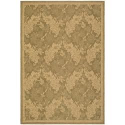 Contemporary Indoor/outdoor Gold/natural Rug (4 X 57)