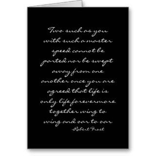Marriage Quote Robert Frost Card