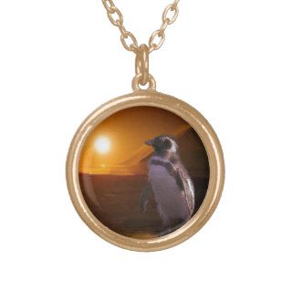 Adelie Penguin & Antarctic Sunset Necklaces