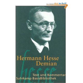 Demian: Die Geschichte von Emil Sinclairs Jugend Suhrkamp BasisBibliothek: Hermann Hesse, Heribert Kuhn: Bücher