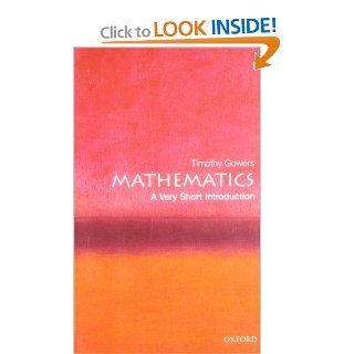 Mathematics: A Very Short Introduction: 9780192853615: Science & Mathematics Books @