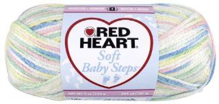 Red Heart E746.9930 Soft Baby Steps Yarn, Binky Print