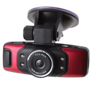 AGPtek GS5000 270 Rotation 1080P Full HD Dashboard Car Vehicle Camera Video Recorder DVR Cam 1.5" TFT Display Red Box Support GPS G Sensor and IR Night Vision : Vehicle On Dash Video : Car Electronics
