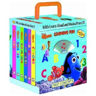 Disney/Pixar Finding Nemo Learning Fun 6  books Travel Pack (with audio CD and carrying case) (6 Book Travel Pack, CD): Studio Mouse: 9781590695661: Books