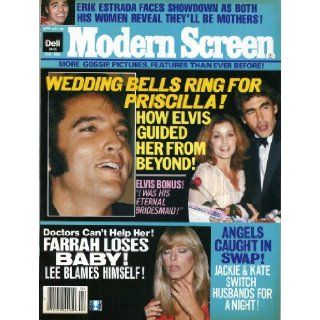 MODERN SCREEN Magazine April 1979 (Wedding Bells ring for Priscilla, Elvis Presley, Farrah Fawcett, ) Elissa Rosner Books
