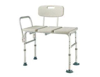 Heavy Duty, Bariatric Aluminum Frame Bathtub Transfer Bench/Bath Chair with Back, Wide Seat, Adjustable Legs, Suction Cups Shower Bench, 450 lbs Weight Limit: Health & Personal Care