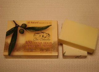 Can Solivera Hand Made 100% Extra Virgin Olive Oil Soaps   Jabon (2 bars, total net wt. 9.5 oz/270 g) : Bath Soaps : Beauty