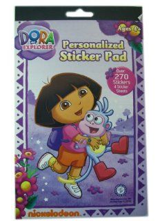 Nickelodeon 270pc Dora the Explorer Sticker Pad   Dora Stickers: Toys & Games