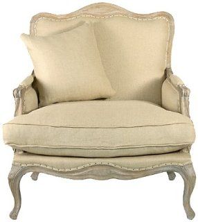 Shop Zentique CFH111 E272 Jute H009 Belmont Club Chair, Limed Grey Oak Jute at the  Furniture Store