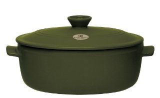 Emile Henry Flame Top 4.9 Quart Oval Stew Pot: Kitchen & Dining