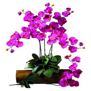 Nearly Natural Art Stems Arrangement Orchid   Pretty Pink (31.5)