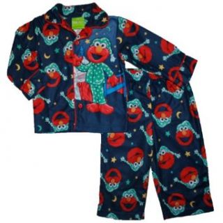 Sesame Street Elmo Toddler Pajama Set (4T, Navy): Clothing