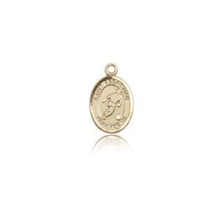 Saint Sebastian/Soccer Medals   14kt Gold St. Sebastian Medal: Jewelry