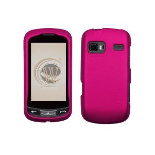 LG Rumor Reflex LN272 Rubberized Hard Case Cover   Rose Pink: Cell Phones & Accessories