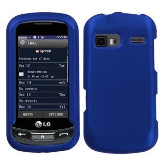 Asmyna LGLN272HPCSO203NP Titanium Premium Durable Rubberized Protective Case for LG Rumor Reflex/Freedom/Converse LN272   1 Pack   Retail Packaging   Dark Blue: Cell Phones & Accessories