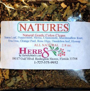 Herbs By Merlin NATURES TEA Natural Colon Cleanse Organic Loose Leaf Tea 2.8 oz Health & Personal Care