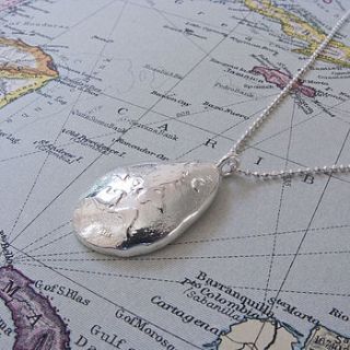 silver world is your oyster necklace by tales from the earth