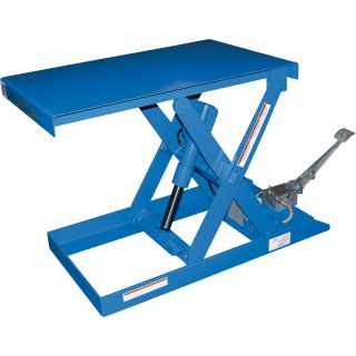 Vestil Foot Pump Scissor Table — 500-Lb. Capacity, Model# SCTAB-500  Hydraulic Lift Tables   Carts