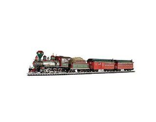 Bachmann White Christmas Express Ready To Run Electric Train Set   Large "G" Scale: Toys & Games