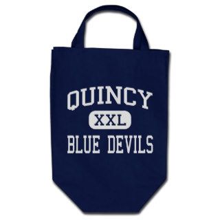 Quincy   Blue Devils   High   Quincy Illinois Tote Bags