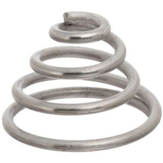 Conical Compression Spring, Type 302 Stainless Steel, Inch, 0.5" Overall Length, 0.72" Large End OD, 0.281" Small End OD, 0.055" Wire Diameter, 15.78lbs Load Capacity, 40.5lbs/in Spring Rate (Pack of 10): Industrial & Scientific