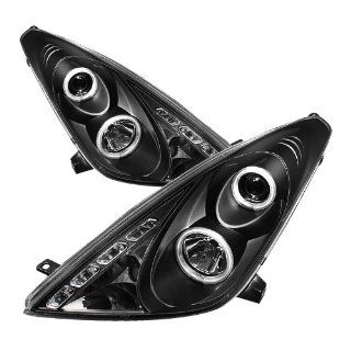 Toyota Celica 00 01 02 03 04 05 Halo LED Projector Headlights   Black (Pair): Automotive