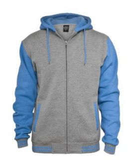 Urban Men's 2 tone Zip Hoody Size 3XL, Color grey turquoise TB287 at  Mens Clothing store: Fashion Hoodies