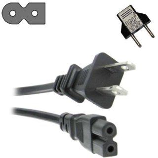 HQRP AC Power Cable Cord for VIZIO E Series E Series E241i A1 E291i A1 E320i A0 E390i A1 E420i A0 E470i A0 E500i A1 E601i A3 E701i A3 LED Smart TV plus HQRP Euro Plug Adapter: Electronics