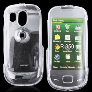 Crystal Hard Clear Transparent Cover Case for Samsung Caliber R850 + Belt Clip [WCS303]: Cell Phones & Accessories