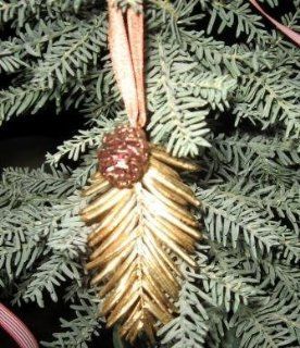 Smith & Hawken Pine Branch and Pine Cone Ornament   Decorative Hanging Ornaments