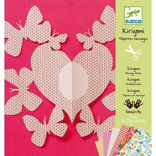 kirigami paper doilies making kit by nest