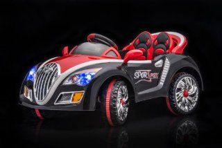 SPORTrax Bugatti Style Kid's Ride On Car, Battery Powered, Remote Control, w/FREE  Player   Black Toys & Games
