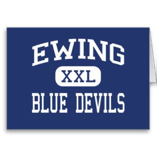 Ewing   Blue Devils   High   Trenton New Jersey Greeting Cards