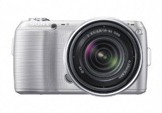 Sony Alpha NEX C3 16 MP Compact Interchangeable Lens Digital Camera Kit with 18 55mm Zoom Lens (Silver) : Camera & Photo