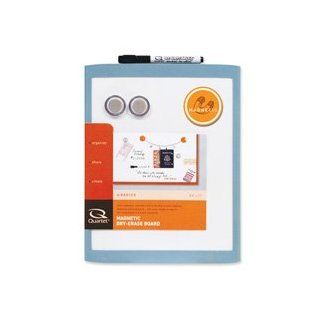 Quartet Products   Magnetic Whiteboard, 11"x17", Assorted Plastic Frame   Sold as 1 EA   Decorative whiteboard doubles as a magnetic bulletin board to post notes, memos and more. Durable stainless steel surface is surrounded by a colorful plastic