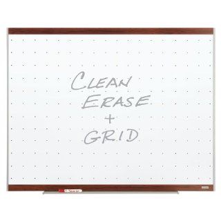 Quartet Platinum Magnetic Total Erase Whiteboard, 3 x 2 Feet, Mahogany (85275) : Dry Erase Boards : Office Products