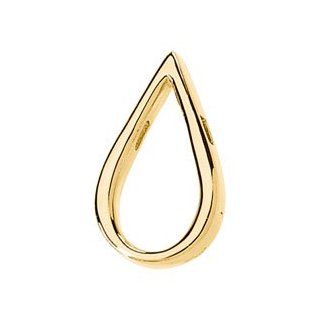 IceCarats Designer Jewelry 14K White Gold Pendant Enhancers IceCarats Jewelry