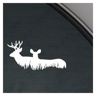 Whitetail Buck And Doe Standing Decal Car Sticker   Themed Classroom Displays And Decoration