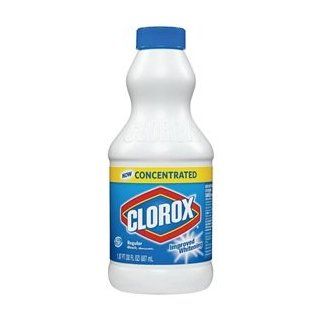 Clorox Liquid Bleach, Regular, 30 oz. Bottle, 12 per Case: Kitchen & Dining