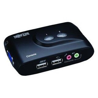 Tripp Lite B004 VUA2 K R 2 Port USB KVM Switch   2 x 1   2 x HD 15 Keyboard/Mouse/Video (Catalog Category: BATTERIES & CHARGERS): Computers & Accessories